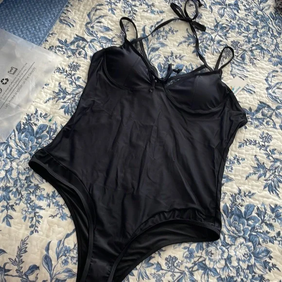NWT: XL black swimsuit - Picture 2 of 4